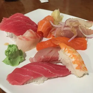 Sushi and sashimi combo!