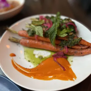 Carrots and broccoli