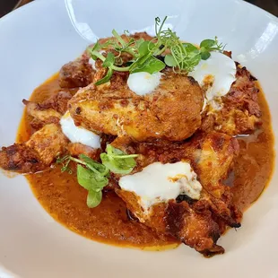 Murgh Makhani - Tandoori Chicken, Spiced Tomato, White Pepper, Jaggery