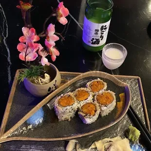 Sweet Potato Roll &amp; nigori