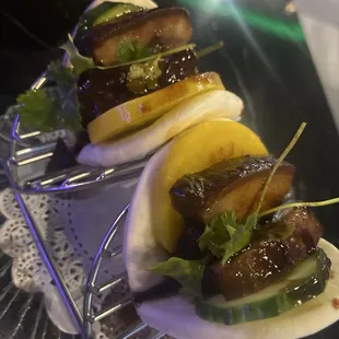 Pork belly bao buns - delicious