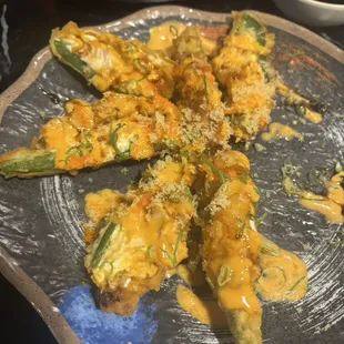 Fried stuffed Jalepeno&apos;s - DELICIOUS get it. For real