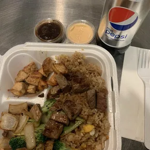 HIBACHI CHICKEN &amp; STEAK