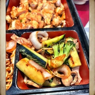 a variety of vegetables