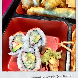 a variety of sushi