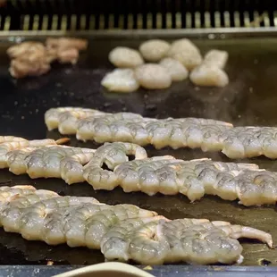 shrimp on a grill