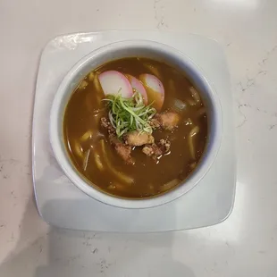 Curry Udon with Chicken