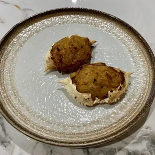 Stuffed crap (given complimentary for us to try)