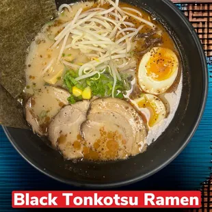 Black Tonkotsu Ramen