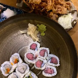 sushi and sashimi, sushi, food, sashimi