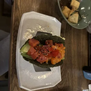 Spicy taco, Age-Dash Tofu