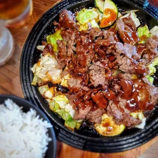 Beef Teriyaki.  Tastee !