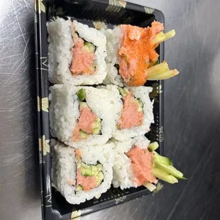 Bluefin tuna toro roll