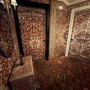 Entrance to bathroom-- not to be missed