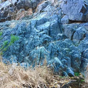 Beautiful greenish blue rock