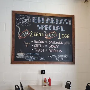 Breakfast specials
