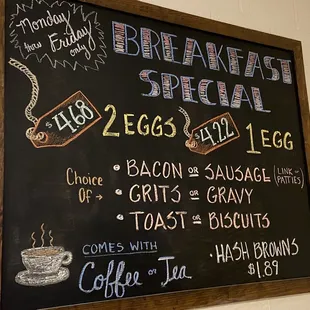 Breakfast Menu