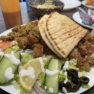 Falafel plate close up!