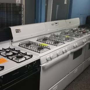 Gas stoves 1yr labor warranty