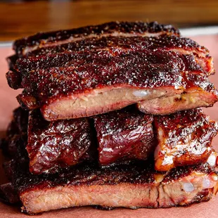 ribs, food, bbq ribs