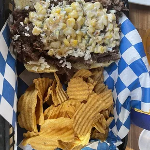 Esquites Cheesesteak (monthly special!)