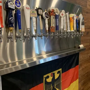 Beer on tap