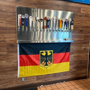 Many types of beer selections and nice atmosphere