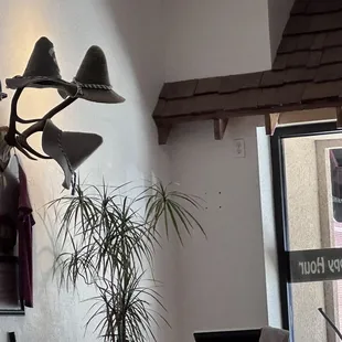 German-styled hats and wooden "rooftops" made the space so fun!