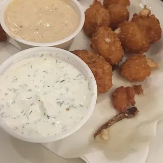 German Beer abd Pretzel Cheese Curds
