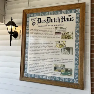 information about the restaurant