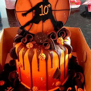 a birthday cake