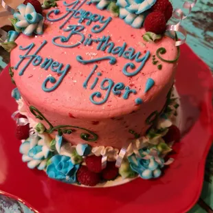 a birthday cake