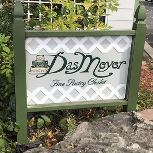 Sign out front