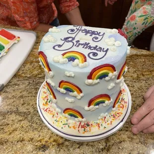 Rainbow cake