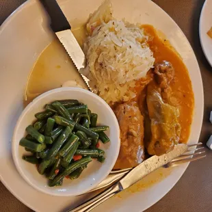 Stuffed peppers were excellent.