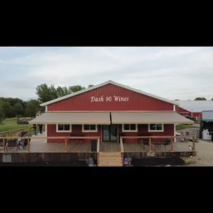 the outside of the building