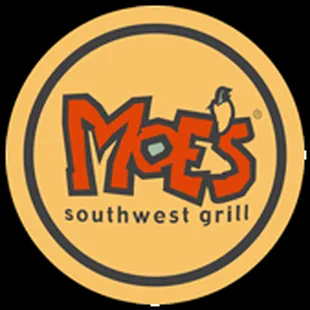 ows the logo of moe's southwest grill
