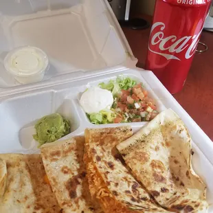 Los Chilidos,  Chicken &amp; Cheese Quesadilla