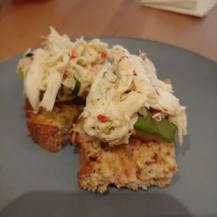 Crab Avocado Toast