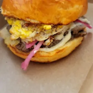 Steak and Egg Sandwich