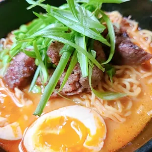 Ramen special  with roasted pork.