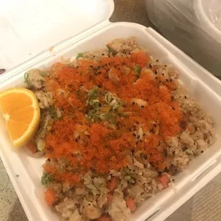 Tobiko Shrimp Fried Rice
