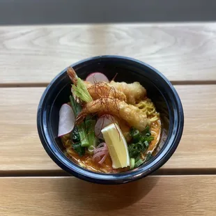Shrimp Tempura Curry Ramen