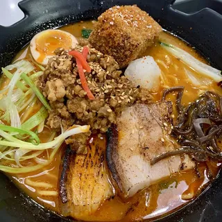 Fiery Triple Pork Ramen
