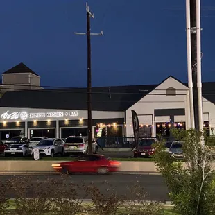 The outside from across the street