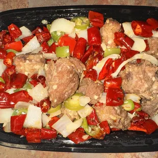 Pork ribs, level #1 spicy