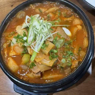Spicy Pork Belly Tofu Gochujang Stew