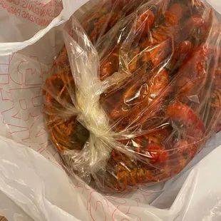 4lbs boiled crawfish