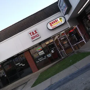 Located in this little strip mall