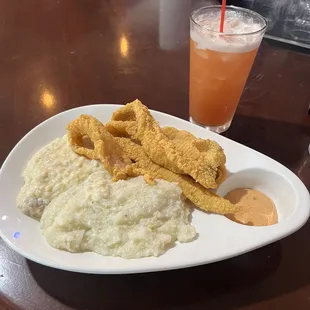 Catfish and Grits w/ Lagniappe